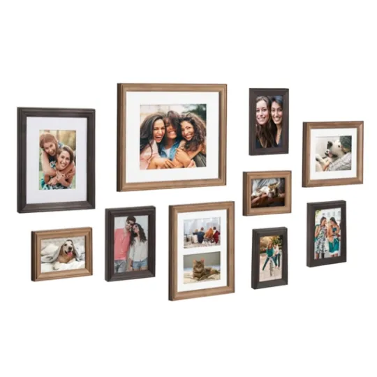 Kirkland's Home Brown Hues 10-Pc. Gallery Wall Picture Frame Set- Gallery Wall Frames