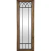 Kirkland's Home Brown Larissa Arched Window Leaning Mirror- Decorative Mirrors