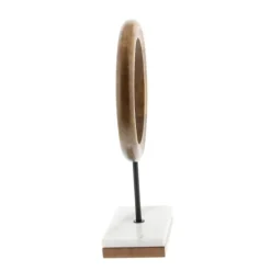 Kirkland's Home Brown Mango Wood Abstract Sculpture- Statues & Figurines