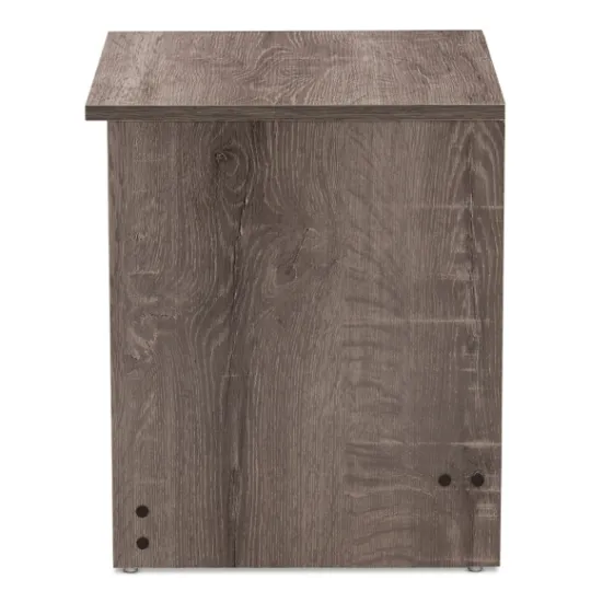 Kirkland's Home Brown Oak Wood Finish 2-Drawer Nightstand- Nightstands