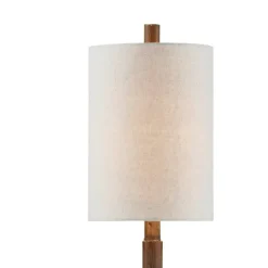 Kirkland's Home Brown Resin Traditional Candlestick Buffet Lamp- Buffet Lamps