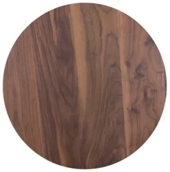 Kirkland's Home Brown Wood And Black Metal Bistro Dining Table- Dining Tables