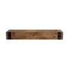 Kirkland's Home Brown Wood And Metal Shelf, 24 In.- Shelves