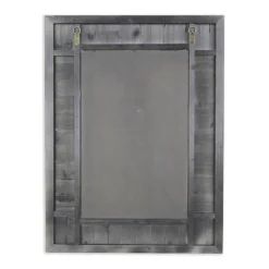 Kirkland's Home Brown Wood Paneled Frame Wall Mirror- Decorative Mirrors
