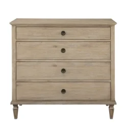 Kirkland's Home Brushed Birch 4-Drawer Wooden Dresser- Dressers & Chests