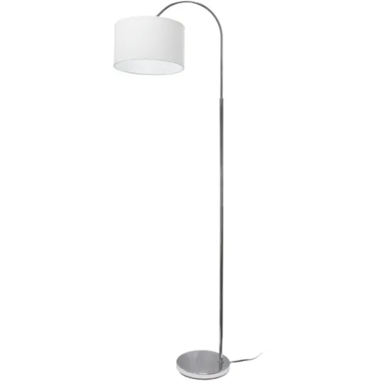 Kirkland's Home Brushed Nickel Arched Stem Floor Lamp- Floor Lamps