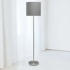 Kirkland's Home Brushed Nickel Floor Lamp- Floor Lamps