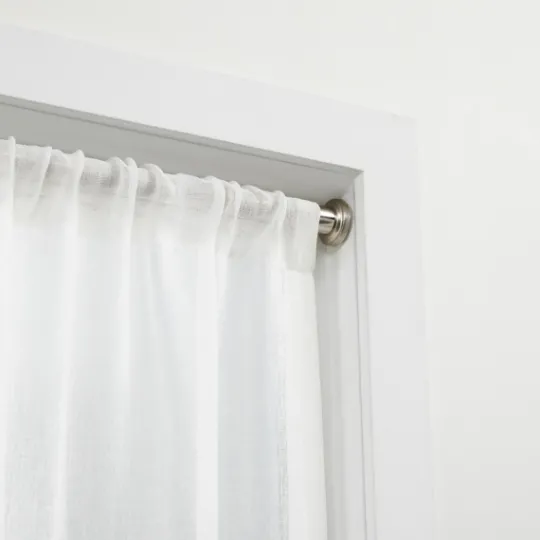 Kirkland's Home Brushed Nickel Iron Tension Rod, 40 In.- Curtain Rods & Hardware