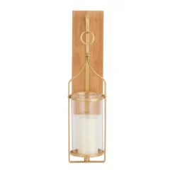 Kirkland's Home Brushed Poplar Wood Sconce- Sconces