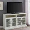 Kirkland's Home Brushed Window Pane Tv Stand- Tv Stands & Media Consoles