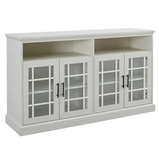 Kirkland's Home Brushed Window Pane Tv Stand- Tv Stands & Media Consoles