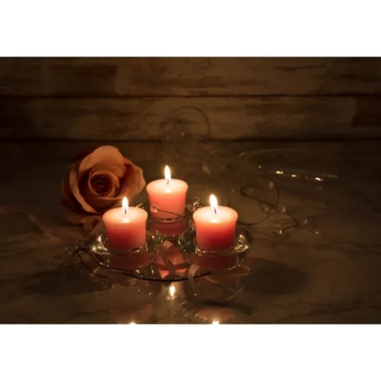Kirkland's Home Bubbly Champagne Votive Candles, Set Of 8- Candles