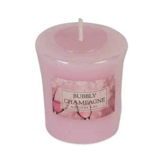 Kirkland's Home Bubbly Champagne Votive Candles, Set Of 8- Candles