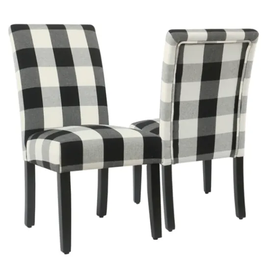 Kirkland's Home Buffalo Check Dining Chairs, Set Of 2- Dining Chairs