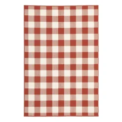 Kirkland's Home Buffalo Check Outdoor Area Rug, 5X7- Outdoor Rugs