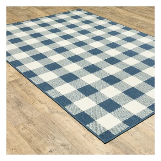 Kirkland's Home Buffalo Check Outdoor Area Rug, 3X5- Outdoor Rugs