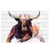 Kirkland's Home Bull Planked Wood Wall Plaque- Wall Plaques