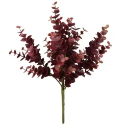 Kirkland's Home Burgundy Jade Leaf Sprays, Set Of 4- Stems & Bouquets