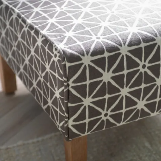 Kirkland's Home Burst Patterned Slipper Accent Chair- Accent Chairs