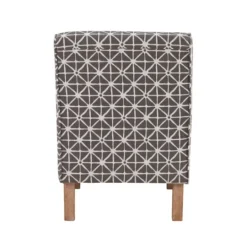 Kirkland's Home Burst Patterned Slipper Accent Chair- Accent Chairs