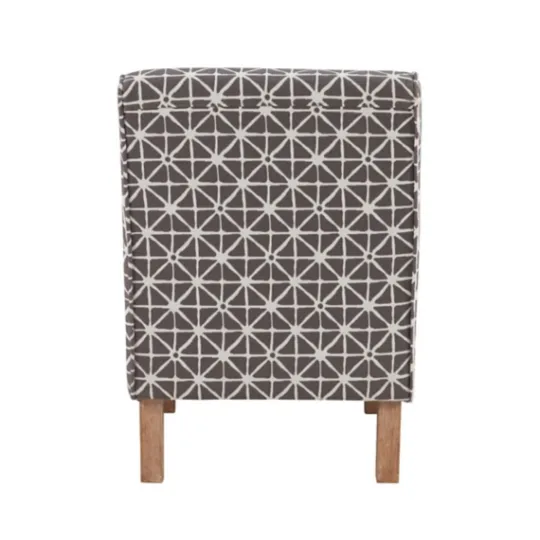 Kirkland's Home Burst Patterned Slipper Accent Chair- Accent Chairs