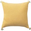 Kirkland's Home Buttercup Chevron Organic Cotton Throw Pillow- Pillows