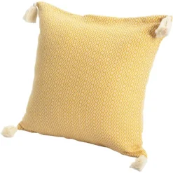 Kirkland's Home Buttercup Chevron Organic Cotton Throw Pillow- Pillows