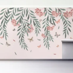 Kirkland's Home Butterfly Garden Peel And Stick Wall Mural- Wall Murals & Wall Decals