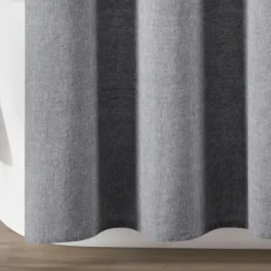 Kirkland's Home Button And Stripe Shower Curtain- Shower Curtains