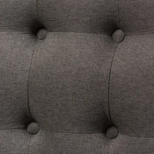 Kirkland's Home Button Tufted Splayed Settee- Sofas & Loveseats