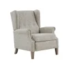 Kirkland's Home Button Tufted Upholstered Push Back Recliner- Accent Chairs