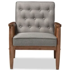 Kirkland's Home Button-Tufted Sawyer Accent Chair- Accent Chairs