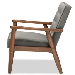 Kirkland's Home Button-Tufted Sawyer Accent Chair- Accent Chairs