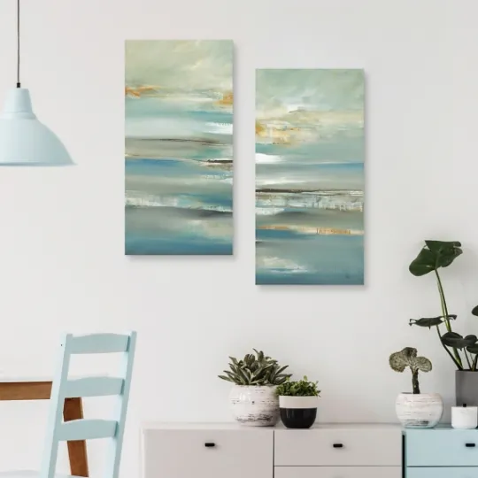 Kirkland's Home By The Water Iii Canvas Art Prints, Set Of 2- Canvas Art