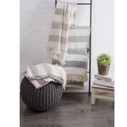 Kirkland's Home Cabana Stripe Throw- Blankets & Throws