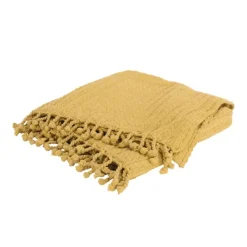 Kirkland's Home Cable Knit Tassel Throw- Blankets & Throws