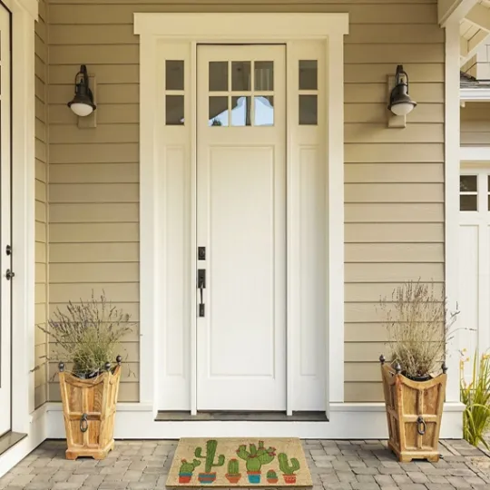 Kirkland's Home Cactus Family Coir Doormat- Doormats