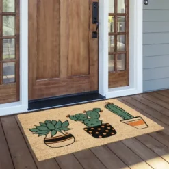 Kirkland's Home Cactus Friends Doormat- Doormats