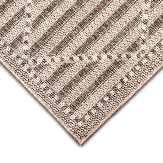 Kirkland's Home Cafe Geo Lattice Outdoor Area Rug, 6X9- Outdoor Rugs