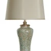 Kirkland's Home Caledonia Blue And Gold Finish Table Lamp- Table Lamps