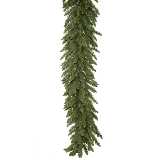 Kirkland's Home Camden Fir Clear Lit Industrial Garland, 50 Ft.- Arrangements & Greenery
