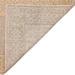 Kirkland's Home Camel Leopard Border Outdoor Area Rug, 6X9- Outdoor Rugs