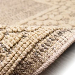 Kirkland's Home Camel Leopard Border Outdoor Area Rug, 6X9- Outdoor Rugs