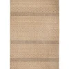 Kirkland's Home Camel Linear Sundry Outdoor Area Rug, 6X9- Outdoor Rugs