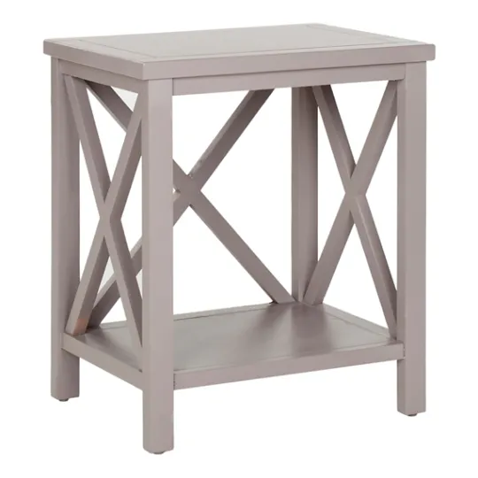Kirkland's Home Candice Cross Back Accent Table- Accent & End Tables