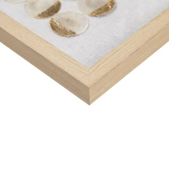 Kirkland's Home Capiz Shells Emblem Framed Wall Plaques, Set Of 2- Wall Plaques