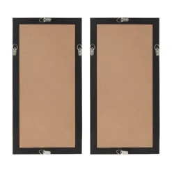 Kirkland's Home Capiz Shells Emblem Framed Wall Plaques, Set Of 2- Wall Plaques