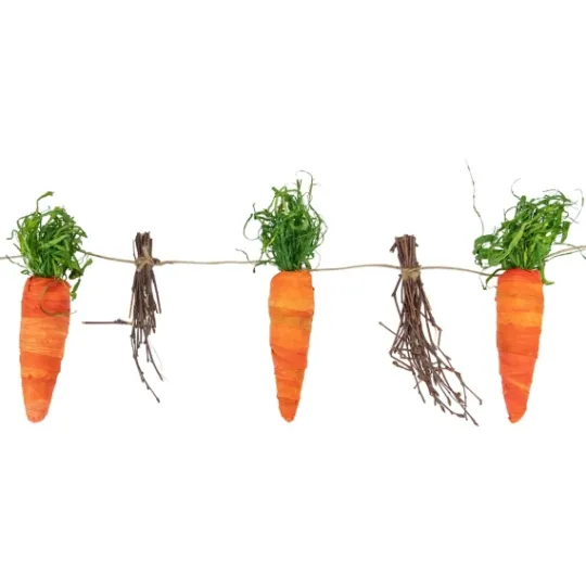 Kirkland's Home Carrot And Twig Bundle Garland- Decorative Accents