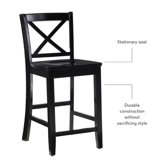 Kirkland's Home Carter X-Back Counter Stool- Bar Stools & Counter Height Stools