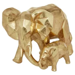 Kirkland's Home Carved Elephant Family Statue- Statues & Figurines